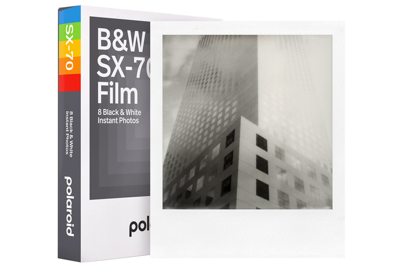 POLAROID SX-70 BLACK / WHITE FILM WITH 8 IMAGES (1-PACK)