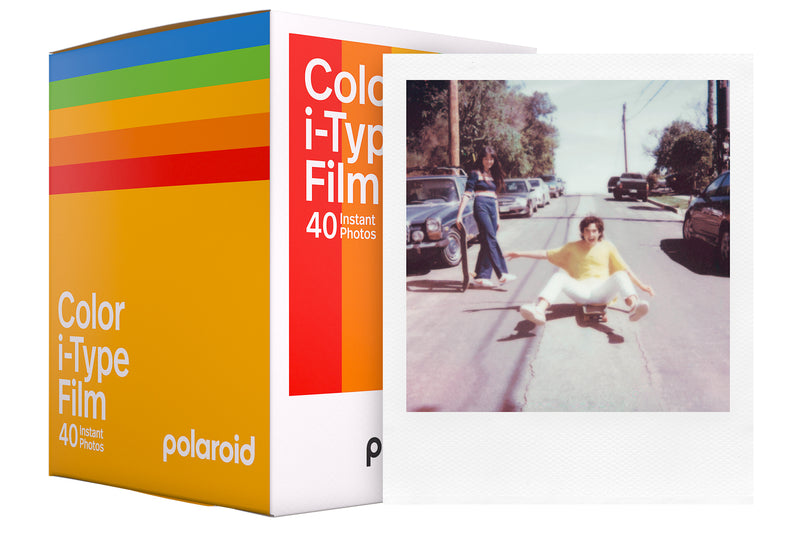 POLAROID I-TYPE COLOR FILM WITH 40 IMAGES (5-PACK)