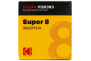 KODAK SUPER 8 VISION3 200T COLOR NEGATIVE 7213 50FT