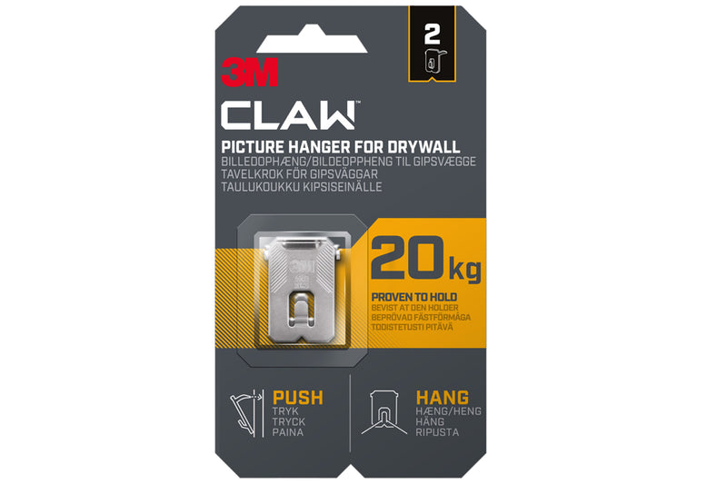 3M CLAW HOOK FOR DRYWALL 20KG