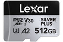 LEXAR PROFESSIONAL SILVER PLUS MICRO SDXC 512GB