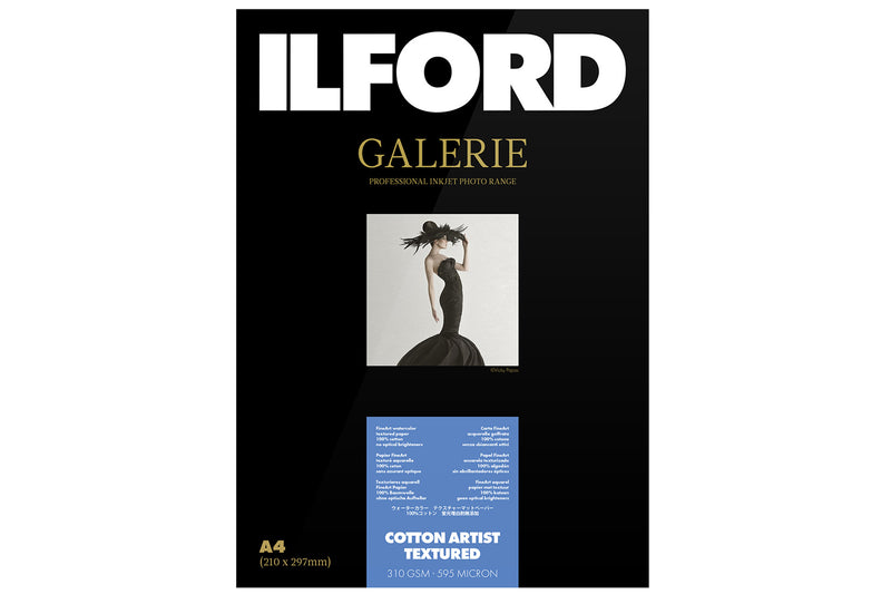 ILFORD GALERIE COTTON ARTIST TEXTURED A4 25-PAK