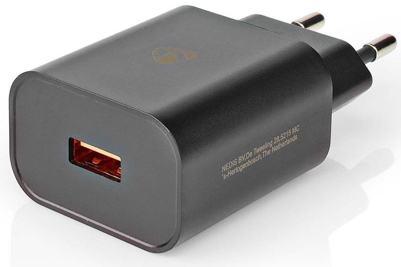 NEDIS USB-A QUICK WALL CHARGER SORT