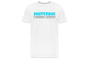 SHUTTERBUG T-SHIRT LOGO HVID