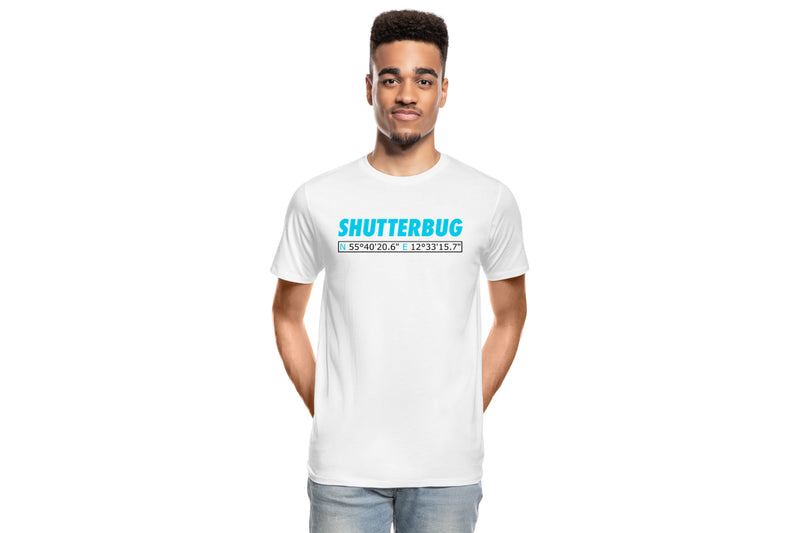 SHUTTERBUG T-SHIRT LOGO HVID