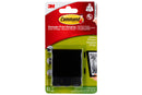 3M COMMAND HANGING STRIPS BLACK MEDIUM