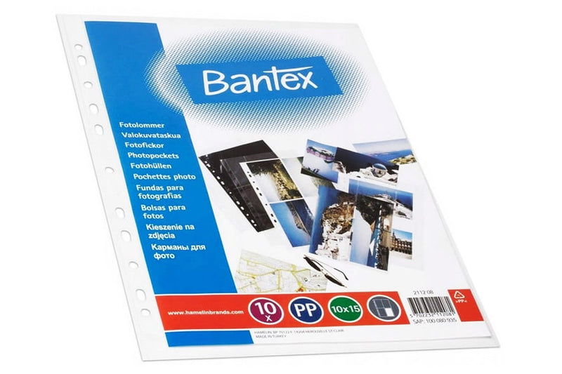BANTEX FOTOLOMMER 10x15 KLAR 10-PAK